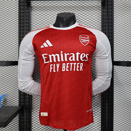 Maillot Joueur ； Arsenal Manches Longues 2526