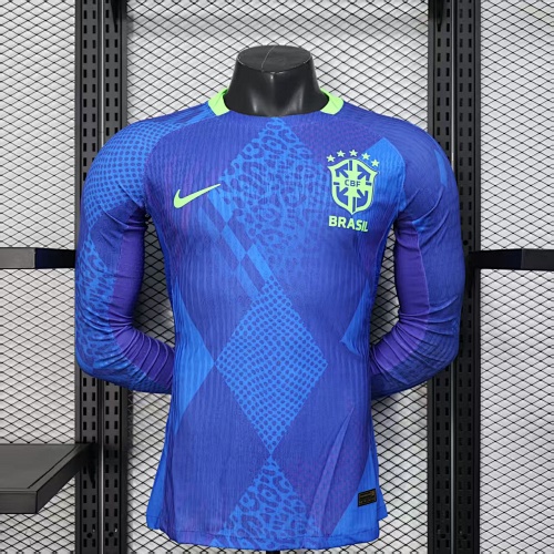 Maillot Joueur Brésil Manches Longues