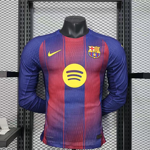 Maillot Joueur FC Barcelone Manches Longues 2526