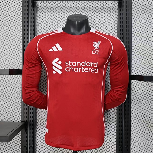 Maillot Joueur Liverpool Manches Longues 2526