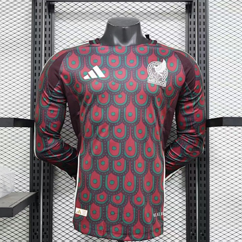 Maillot Joueur Mexique Manches Longues