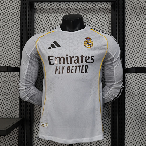 Maillot Joueur Real Madrid Manches Longues 2526