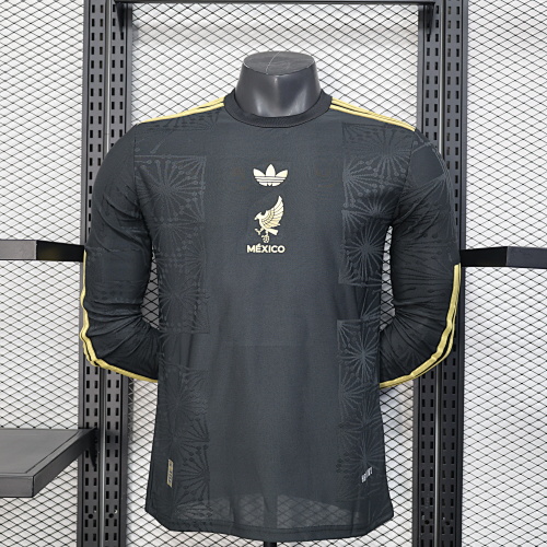 Maillot Joueur ； Mexique Manches Longues