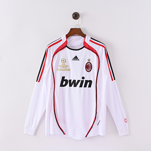 Maillot Rétro AC Milan Extérieur Manches Longues 0607