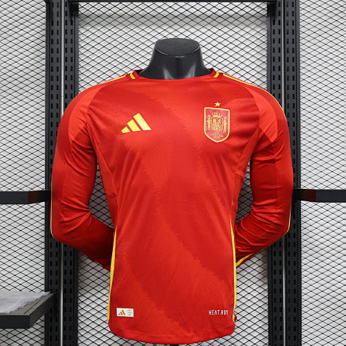 Maillot Joueur Espagne Manches Longues