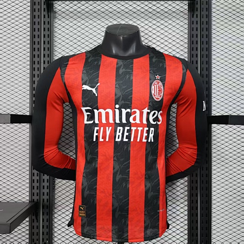 Maillot Joueur AC Milan Manches Longues 2526
