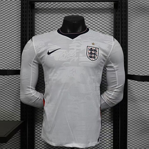 Maillot Fan Angleterre Domicile Manches Longues