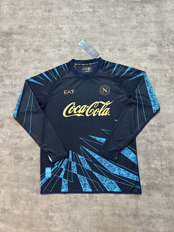 Maillot Fan Naples Pré-Match Manches Longues 2526