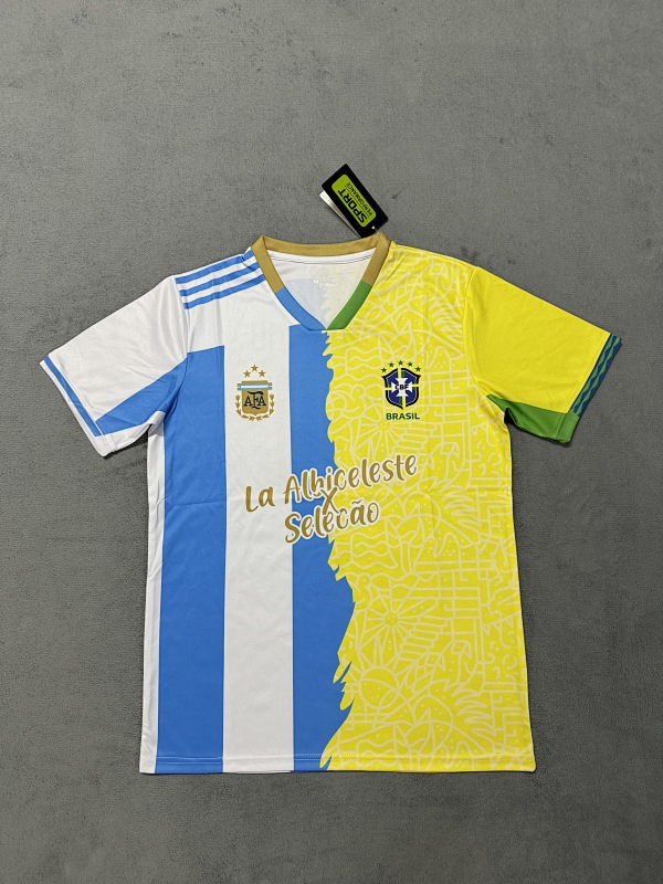 Maillot Fan Argentine Brésil 2526